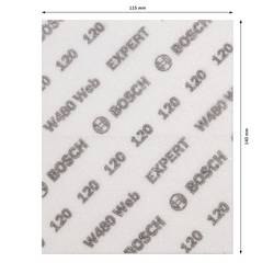 Bosch Accessories 2608902381 2608902381 brusný list Zrnitost 120 (d x š) 140 mm x 115 mm 2 ks