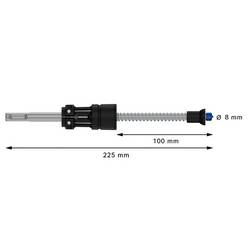 Bosch Accessories 2608901760 2608901760 Slinutý karbid příklepový vrták 8 mm Celková délka 225 mm SDS plus 1 ks