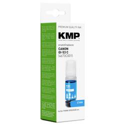 KMP Ink refill náhradní Canon GI53C (4673C001) kompatibilní azurová 60 ml 1583,0003 1583,0003