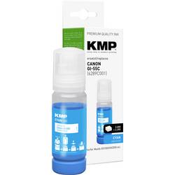 KMP Ink refill náhradní Canon GI55C (6289C001) kompatibilní azurová 70 ml 1587,5003 1587,5003