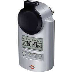 Brennenstuhl 1507490 spínací hodiny / časovač do zásuvky digitální týdenní program 23 h / 59 min 3680 W IP44 funkce odpočítávání, náhodné funkce
