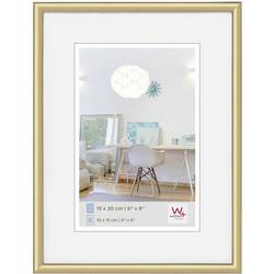 walther+ design KV520G vyměnitelný fotorámeček Formát papíru: 20 x 15 cm zlatá