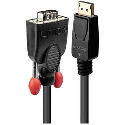 LINDY DisplayPort kabel VGA 9pól. Zástrčka, Konektor DisplayPort 0.50 m černá 41940 VGA kabel