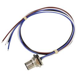 TRU COMPONENTS Vestavná zástrčka pro čidlo/aktuátor, TC-12833072, piny: 4, 0.5 m, 1 ks