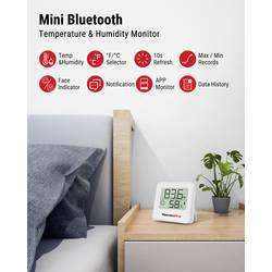 ThermoPro bezdrátový teploměr a vlhkoměr bílá TP357-3