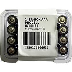 PROCELL Micro LR03 mikrotužková baterie AAA alkalicko-manganová 1100 mAh 1.5 V 24 ks