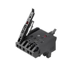 Weidmüller 1252210000 PTSI 4/LD 36V AC/DC bezpečnostní konektor Pro kabel o rozměru: 0.5-4 mm² Tuhost (příčný řez): 0.5-4 mm² Pólů: 5 1 ks černá Piece