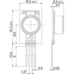 IST Sensor Senzor vlhkosti a teplotní senzor 1 ks HYT 221 Měřicí rozsah: 0 - 100 % rF (d x š x v) 15.3 x 10.2 x 5.3 mm