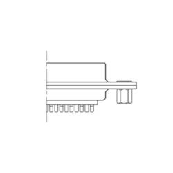 encitech DB15-SS-K 2101-0181-12 D-SUB zásuvková lišta 180 ° Pólů: 15 pájecí kalíšek 1 ks Tray