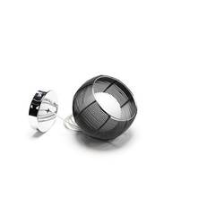 Deko Light Filo Ball 342030 závěsné světlo LED, halogenová žárovka G9 40 W černá