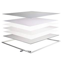 Deko Light Standard Office 100124 LED panel Energetická třída (EEK2021): E (A - G) 42 W neutrální bílá Dopravní bílá (RAL 9016)