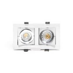 Deko Light Kardan II 110101 kroužek pro stropní montáž LED, halogenová žárovka GU5.3, MR 16 50 W stříbrná