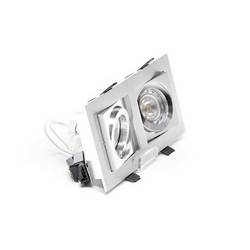 Deko Light Kardan II 110101 kroužek pro stropní montáž LED, halogenová žárovka GU5.3, MR 16 50 W stříbrná