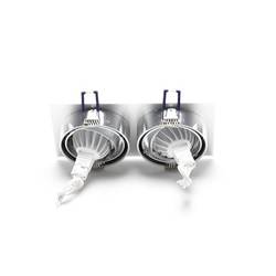 Deko Light Einbauring 175 GU5.3 111821 kroužek pro stropní montáž LED, halogenová žárovka GU5.3, MR 16 50 W stříbrná