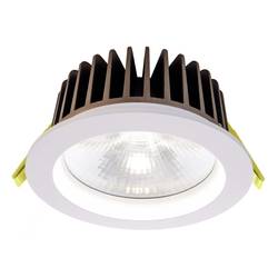 Deko Light 565181 COB 130 LED vestavné svítidlo, třída G (A - G), COB LED, pevně vestavěné LED, 18.50 W, Dopravní bílá (RAL 9016)
