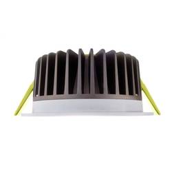 Deko Light 565181 COB 130 LED vestavné svítidlo, třída G (A - G), COB LED, pevně vestavěné LED, 18.50 W, Dopravní bílá (RAL 9016)