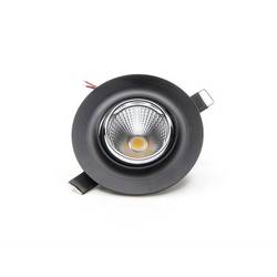 Deko Light 565203 Saturn LED vestavné svítidlo, třída G (A - G), COB LED, pevně vestavěné LED, 7 W, černá