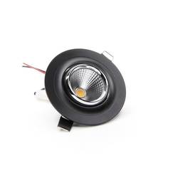 Deko Light 565203 Saturn LED vestavné svítidlo, třída G (A - G), COB LED, pevně vestavěné LED, 7 W, černá