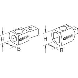 KS Tools 516.2040 Zásuvný adaptér