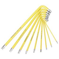 WorkPro TX Sada imbusových klíčů s T-profilem T 10, T 15, T 20, T 25, T 27, T 30, T 40, T 45, T 50