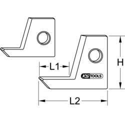 KS Tools 900.5029 náhradní nůž