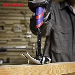 WorkPro WP241014 kladivo na latě s ergonomickou rukojetí, tvrdé 560 g 1 ks