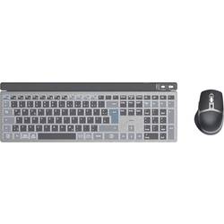 Hama WKM-750 Bluetooth® sada klávesnice a myše německá, QWERTZ černá