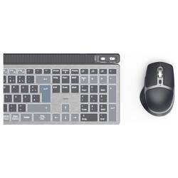 Hama WKM-750 Bluetooth® sada klávesnice a myše německá, QWERTZ černá
