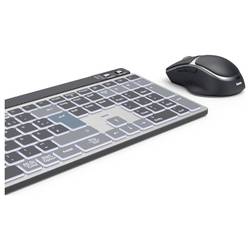 Hama WKM-750 Bluetooth® sada klávesnice a myše německá, QWERTZ černá