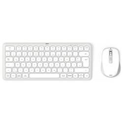 Hama WKM-500 Bluetooth® sada klávesnice a myše německá, QWERTZ bílá