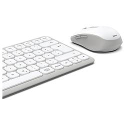 Hama WKM-500 Bluetooth® sada klávesnice a myše německá, QWERTZ bílá