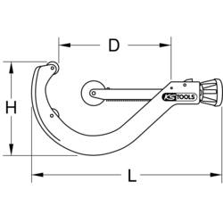 KS Tools 222.1680 řezák trubek