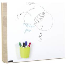 Rocada bílá popisovací tabule NAT6421 (š x v) 150 cm x 100 cm Signální bílá (RAL 9003) plastový vč. odkládací misky , formát na šířku nebo na výšku