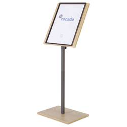 Rocada NAT0705 R070670 informační displej dřevo, dub, antracitová DIN A3 Počet přihrádek 1 1 ks (š x v x h) 400 x 1400 x 300 mm