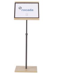Rocada NAT0705 R070670 informační displej dřevo, dub, antracitová DIN A3 Počet přihrádek 1 1 ks (š x v x h) 400 x 1400 x 300 mm