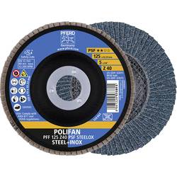 PFERD TOOLS 67664125 Z Psf Steelox vějířový brusný kotouč Průměr 125 mm Ø otvoru 22.23 mm Zrnitost 40 10 ks
