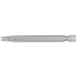 KS Tools 911.7524 9117524 plochý bit s drážkou Pohon (šroubovák): 1/4 (6,3 mm) Typ zakončení: Spanner (se 2 otvory) 6 mm 75 mm