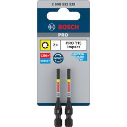 Bosch Accessories 2608522529 2608522529 Bit TX Pohon (šroubovák): 1/4 (6,3 mm) Typ zakončení: profil T TX 15
