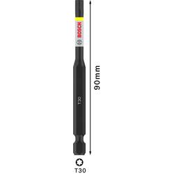 Bosch Accessories 2608522537 2608522537 Bit TX Pohon (šroubovák): 1/4 (6,3 mm) Typ zakončení: TX TX 30