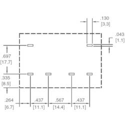 Zettler Electronics AZ2704-2A-12DTWF, AZ2704-2A-12DTWF relé do DPS, monostabilní, 1 cívka, 150 V/DC, 400 V/AC, 30 A, 1 ks