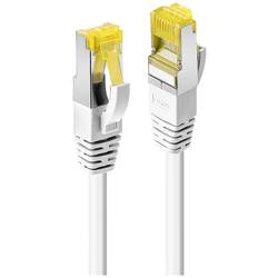 LINDY 47323 RJ45 síťové kabely, propojovací kabely CAT 6a (surový kabel CAT 7) S/FTP 1.50 m bílá stíněný 1 ks