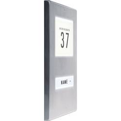 m-e modern-electronics KT 1-EG tlačítka zvonku s adresovým políčkem, se jmenovkou 1násobné nerezová ocel 12 V/1 A