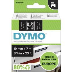 etikety DYMO D1 45811 Barva pásky: černá Barva písma:bílá 19 mm 7 m