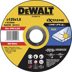 DEWALT DT43902 DT43902-QZ řezný kotouč rovný 125 mm 1 ks kov, nerezová ocel, železo