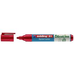 Edding 4-31002 popisovač na flipcharty 31 EcoLine kulatý hrot 1.5 - 3 mm červená 1 ks