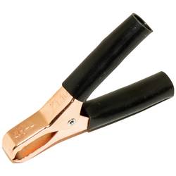 Mueller Electric BU-46A-0 Miniaturní klip na baterie měděná, černá Upínací rozsah max.: 29 mm Délka: 74 mm 1 ks Piece