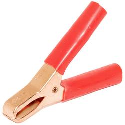 Mueller Electric BU-46C-2 Miniaturní klip na baterie měděná, červená Upínací rozsah max.: 29 mm Délka: 74 mm 1 ks Piece