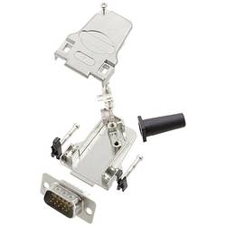 encitech D45ZF09-HDP15-W-K 6355-8064-01 sada D-SUB kolíkové lišty 45 ° Pólů: 15 pájecí kalíšek 1 ks