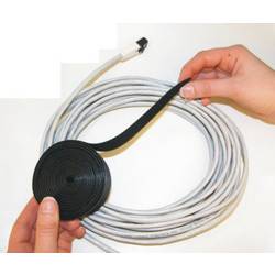 TRU COMPONENTS 910-750-Bag pásek se suchým zipem ke spojování háčková a flaušová část (d x š) 1000 mm x 20 mm žlutá 1 m