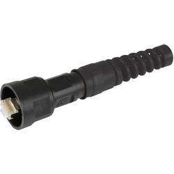 Telegärtner 100007460, RJ45 konektor, zástrčka, rovná, počet pólů: 8P8C, černá, 1 ks